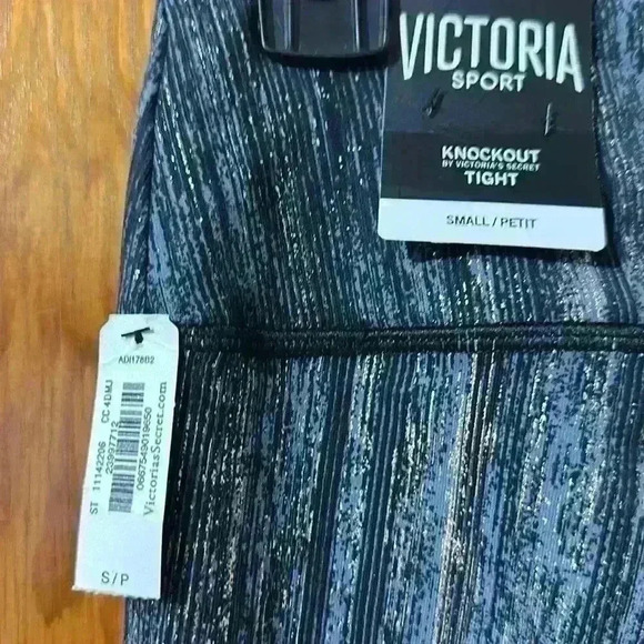 PINK Victoria Sport Full Length Black and Gray Leggin2/$20 - Picture 4 of 4